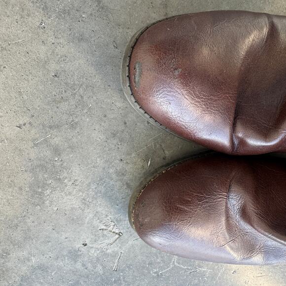 Vintage Y2k Brown Unisa Buckle Leather Riding Knee High Boots 9.5 - Picture 4 of 6